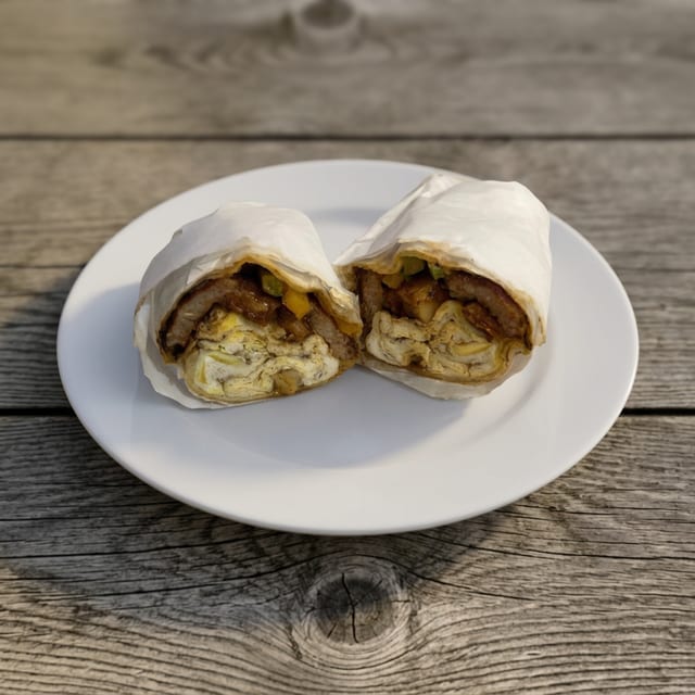 (BF16) Sausage Breakfast Burrito..